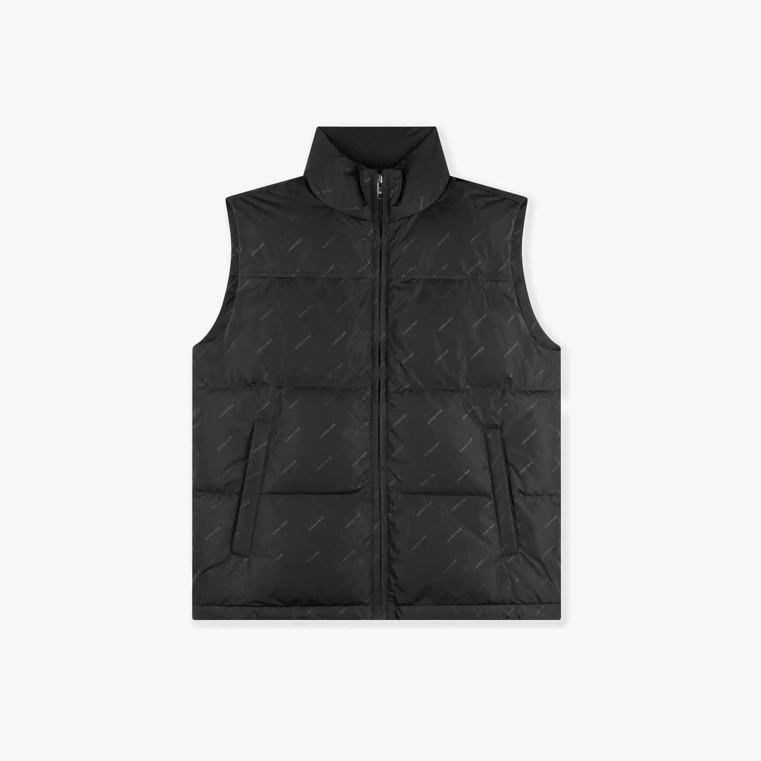 CROYEZ ALLOVER BODYWARMER - BLACK