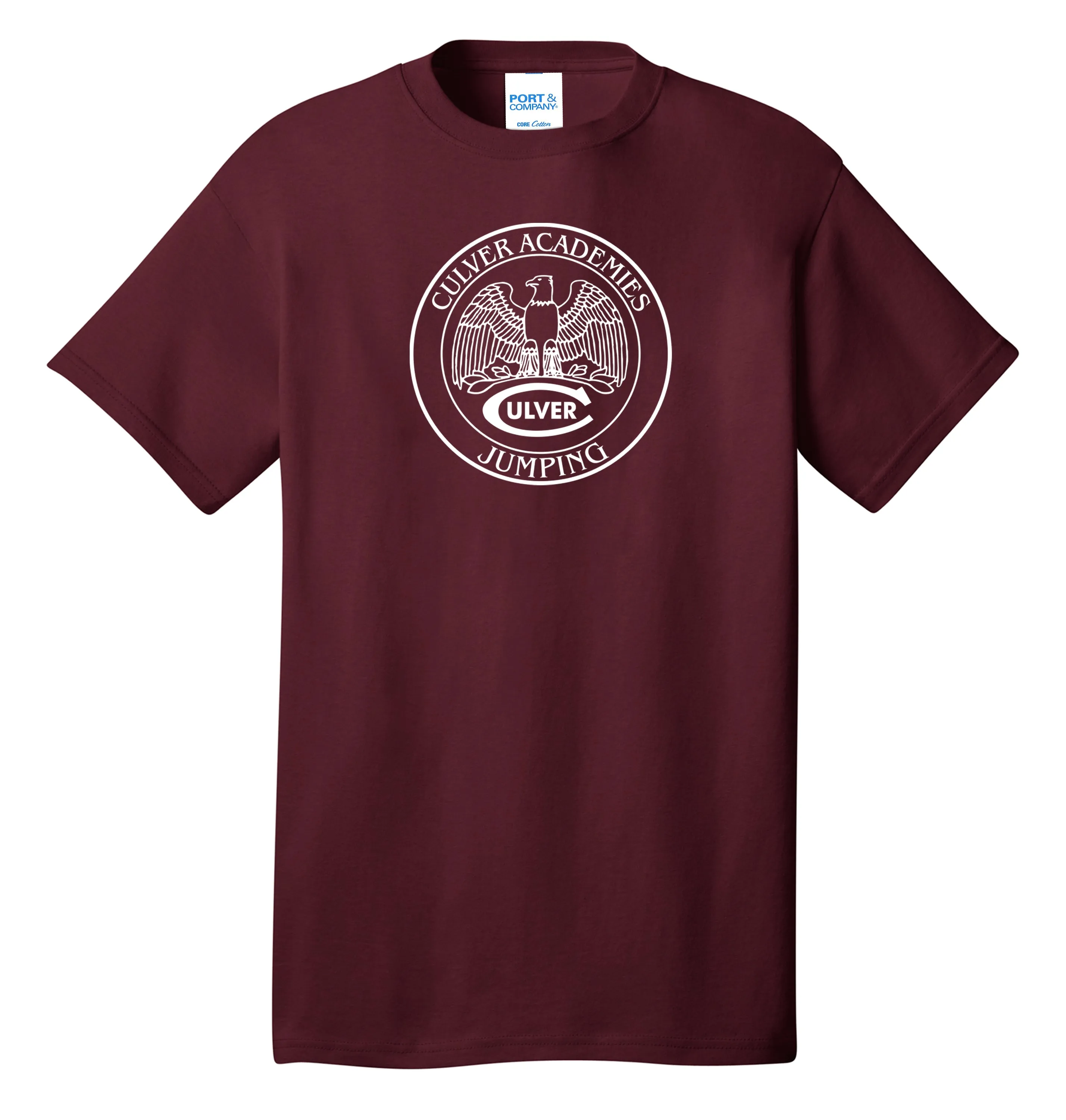 Culver Athletics Tees - Jumping - Maroon