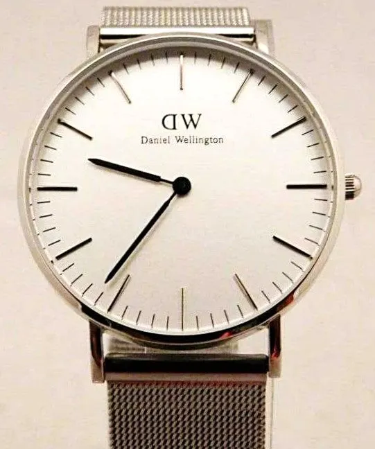 Daniel Wellington Classic Sheffield White Dial Watch 0608DW....New....36mm