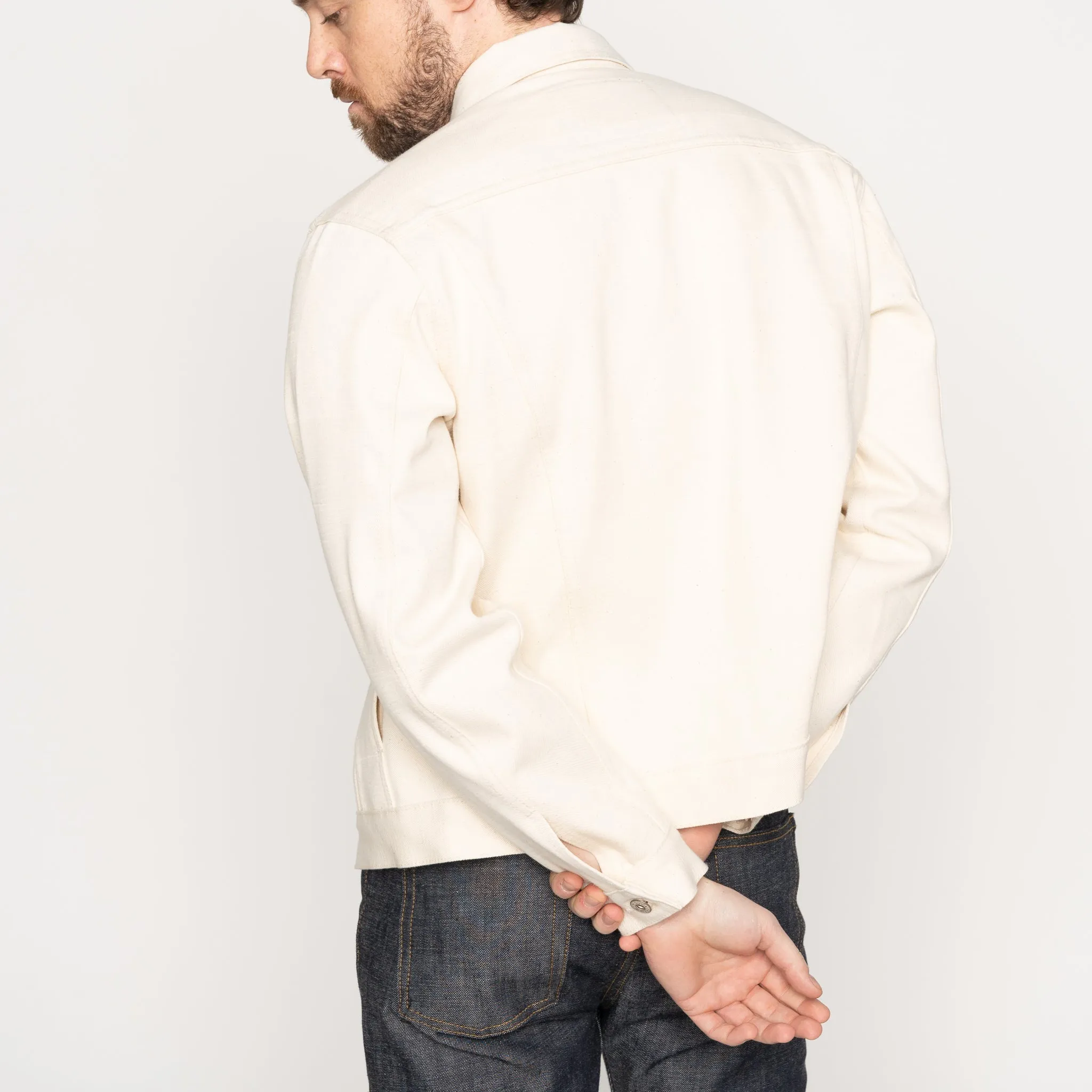 Denim Jacket - Undyed Frankenstein Denim