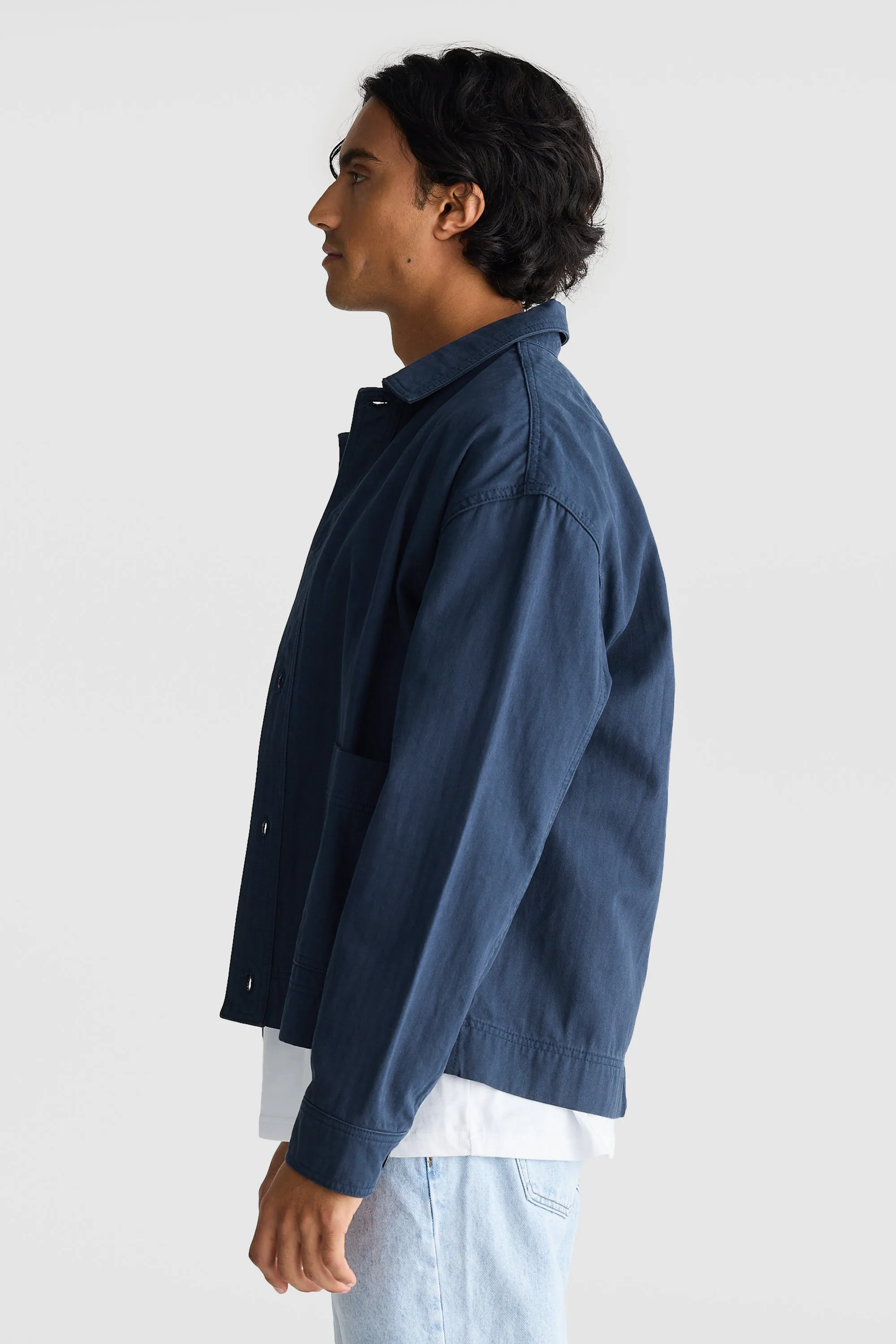 Denver Twill Jacket Navy