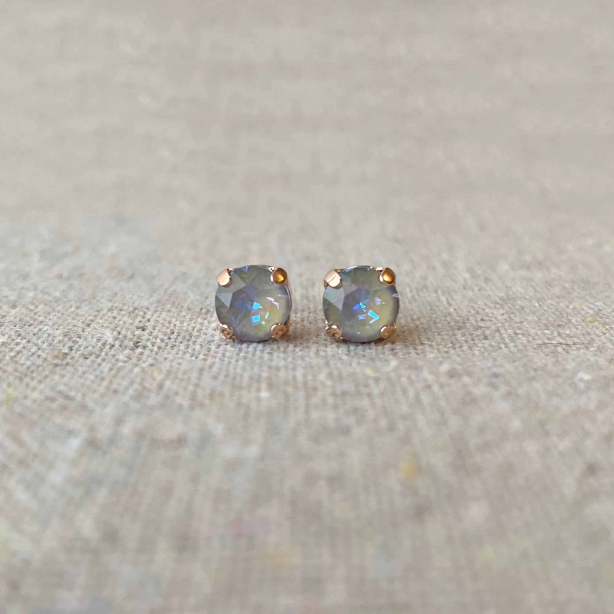 Diamante Post Earrings • 6mm • Pastel DeLite