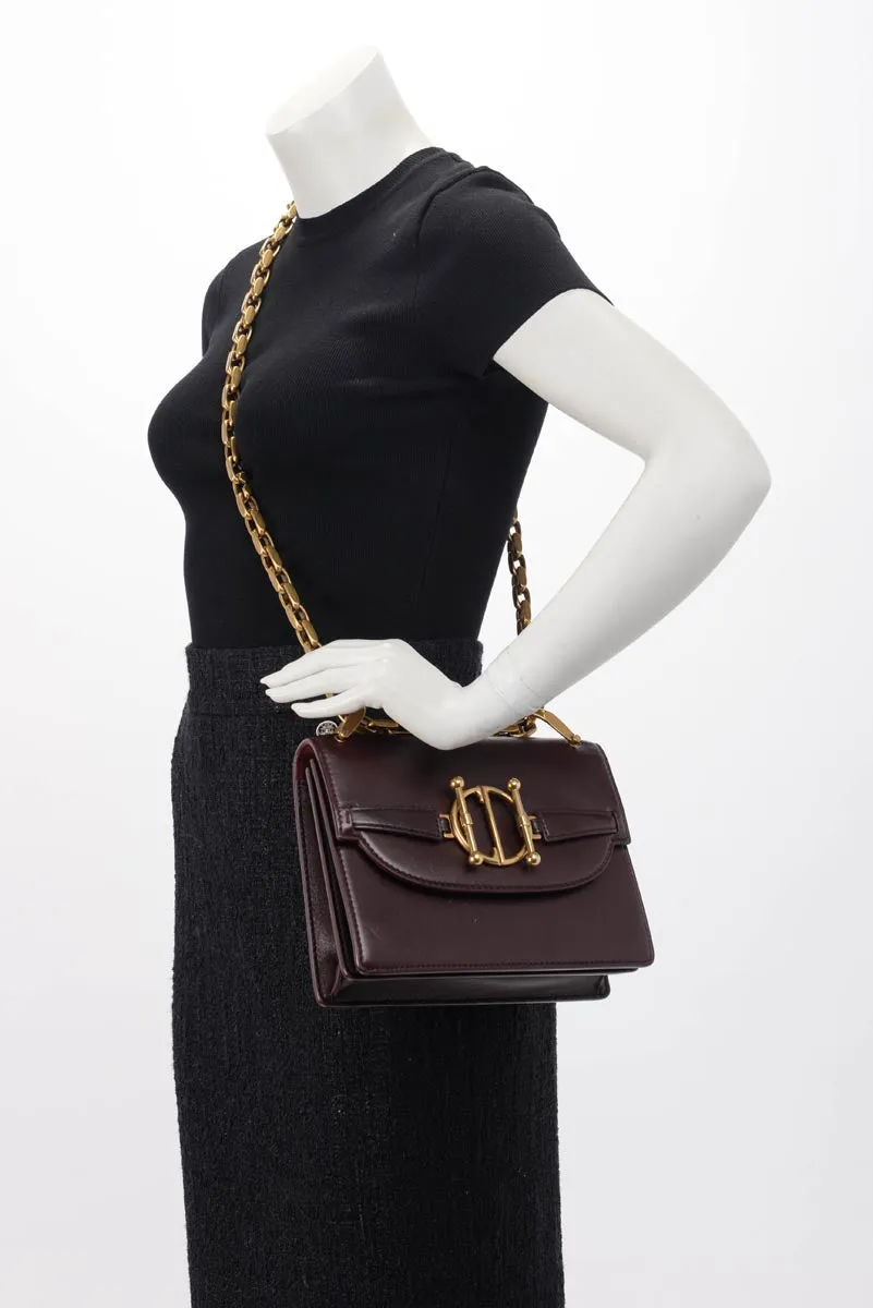 Dior Burgundy Lambskin DiorDirection Shoulder Bag