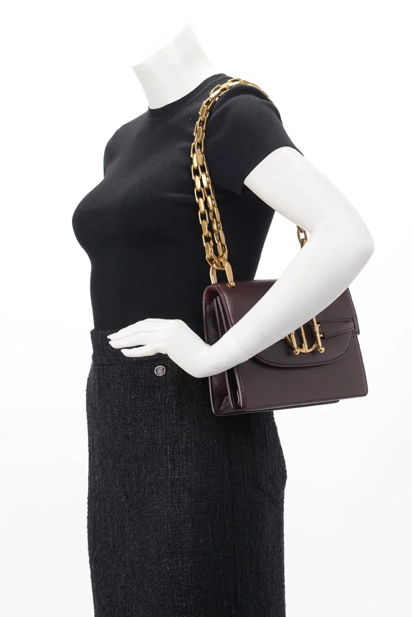 Dior Burgundy Lambskin DiorDirection Shoulder Bag