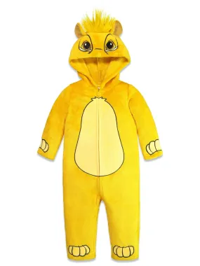 Disney Lion King Simba Zip Up Cosplay Coverall