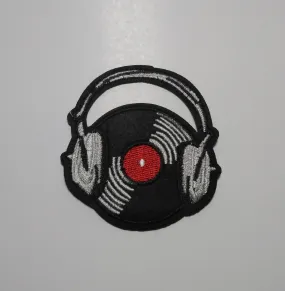 DJ RECORD HEADPHONES IRPN ON PATCH