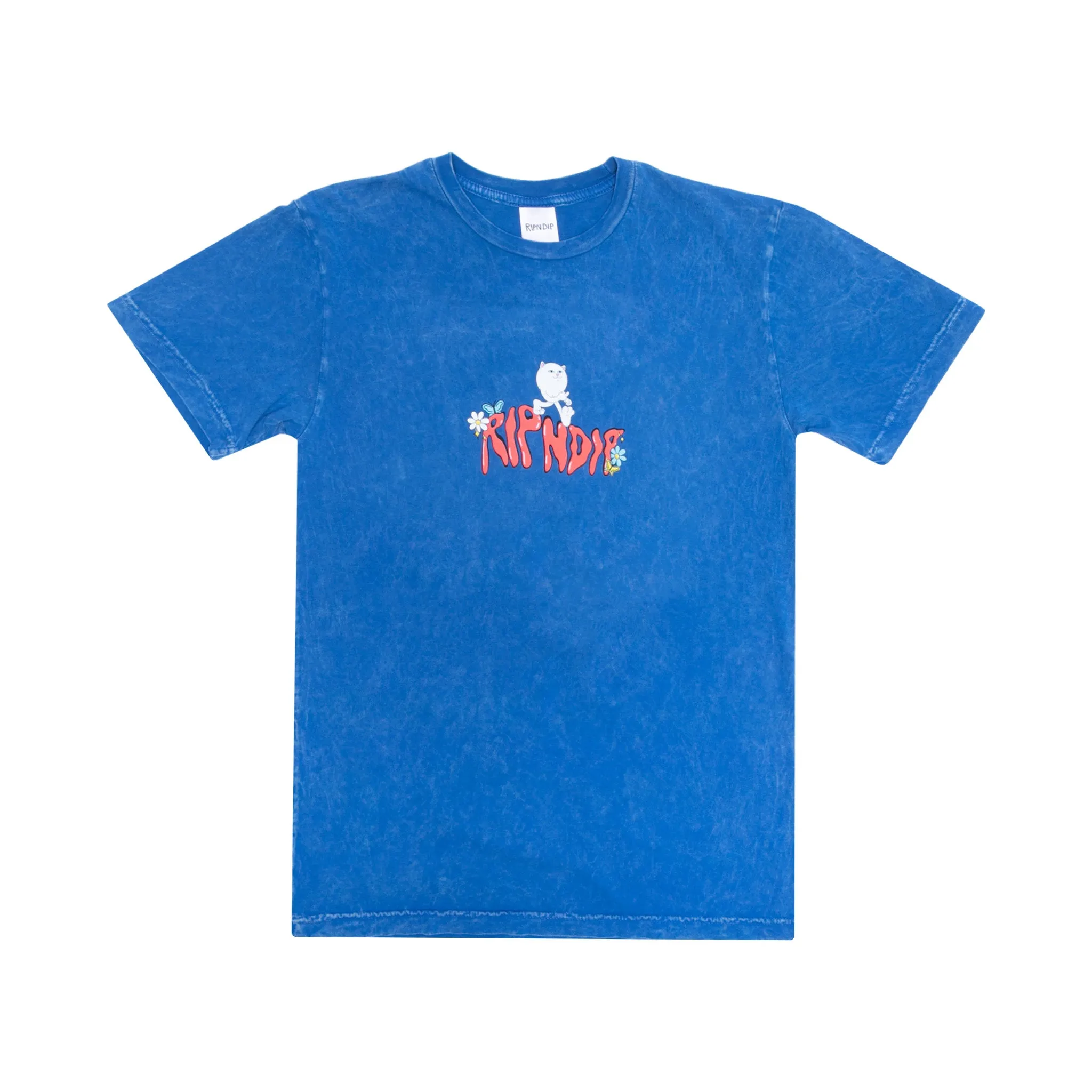 Dont Trip Tee (Cornflower Blue Mineral Wash)