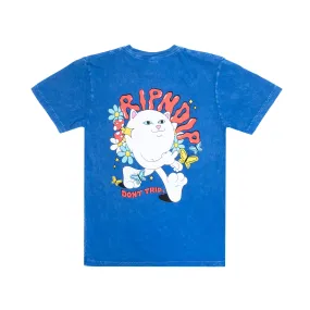 Dont Trip Tee (Cornflower Blue Mineral Wash)