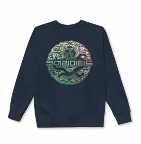 DRAGON OF PEARL CREWNECK (NAVY)