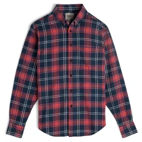 Easy Shirt - Soft Nep Plaid - Navy / Red