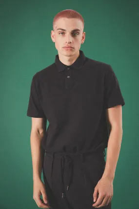 ELWOOD WASHED POLO Vintage Blak