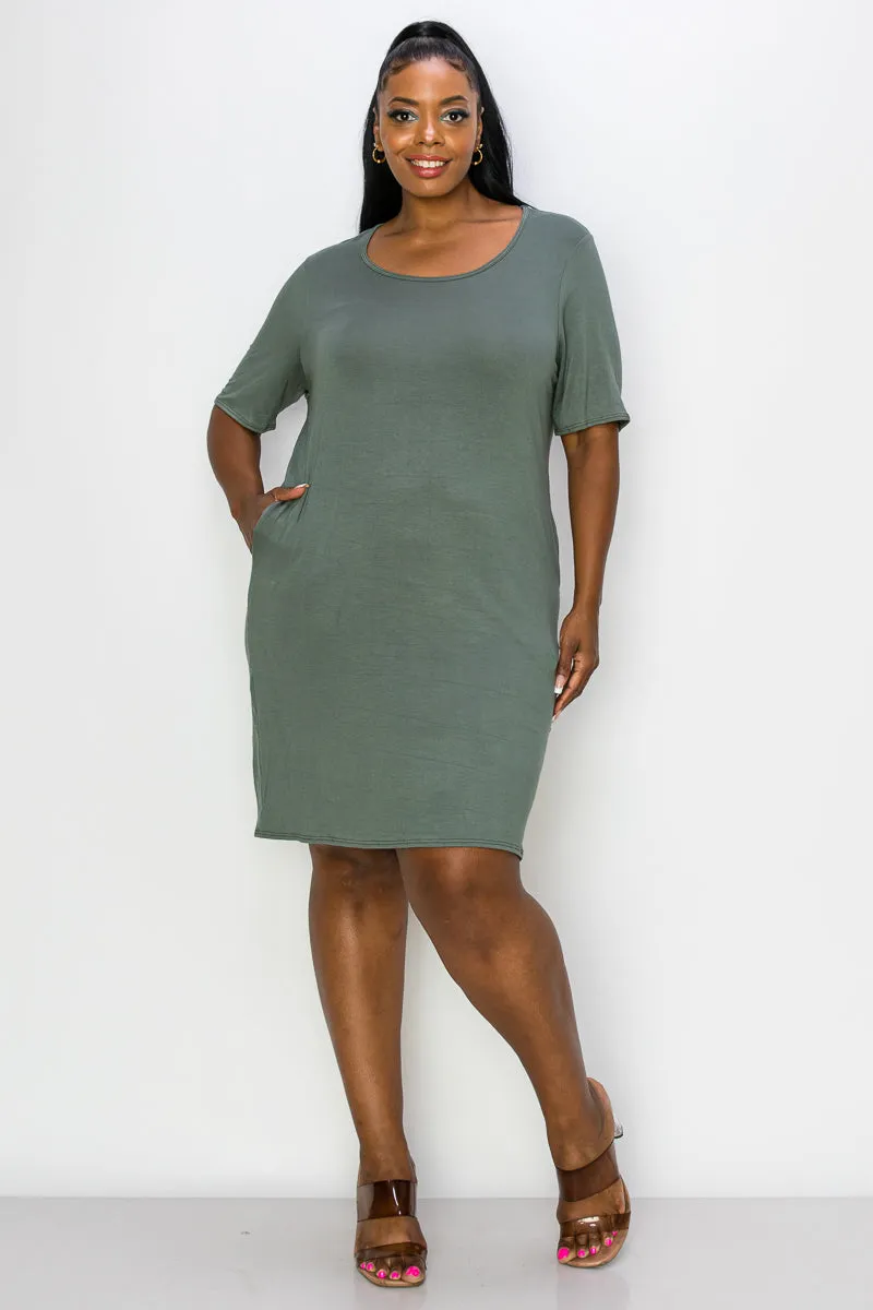 Emily Pocket T-Shirt Dress