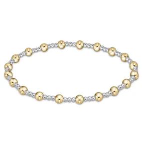 Enewton Extends - Classic Sincerity Pattern 4mm Bead Bracelet - Mixed Metal