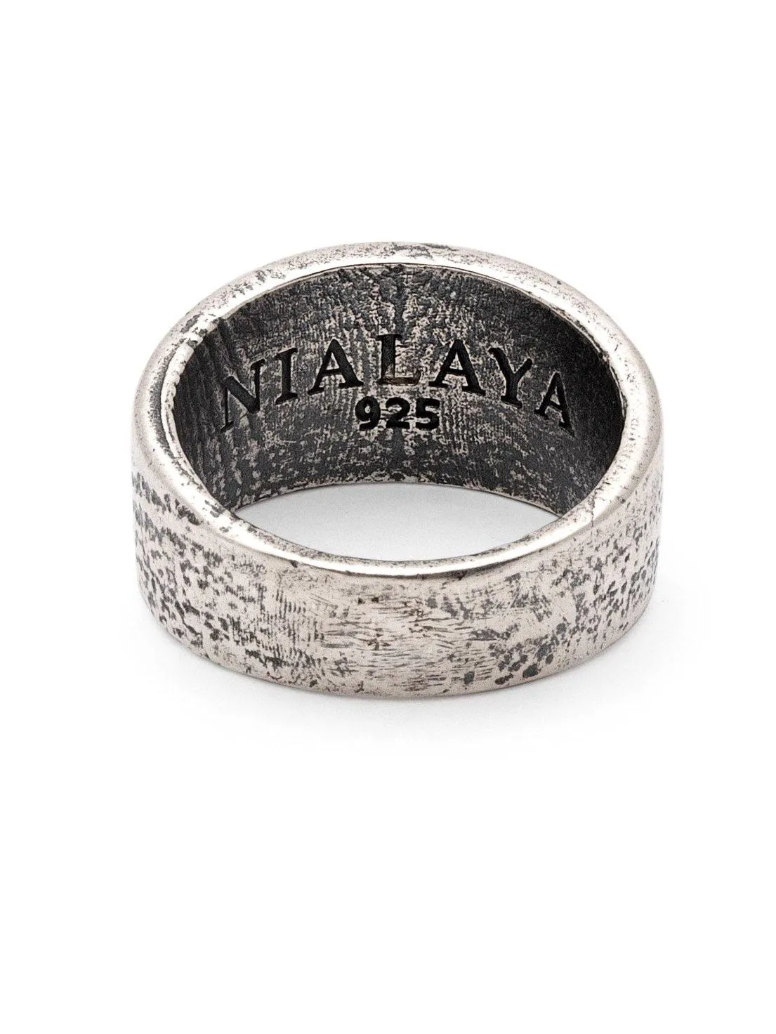 Engraved Vintage Sterling Silver Ring