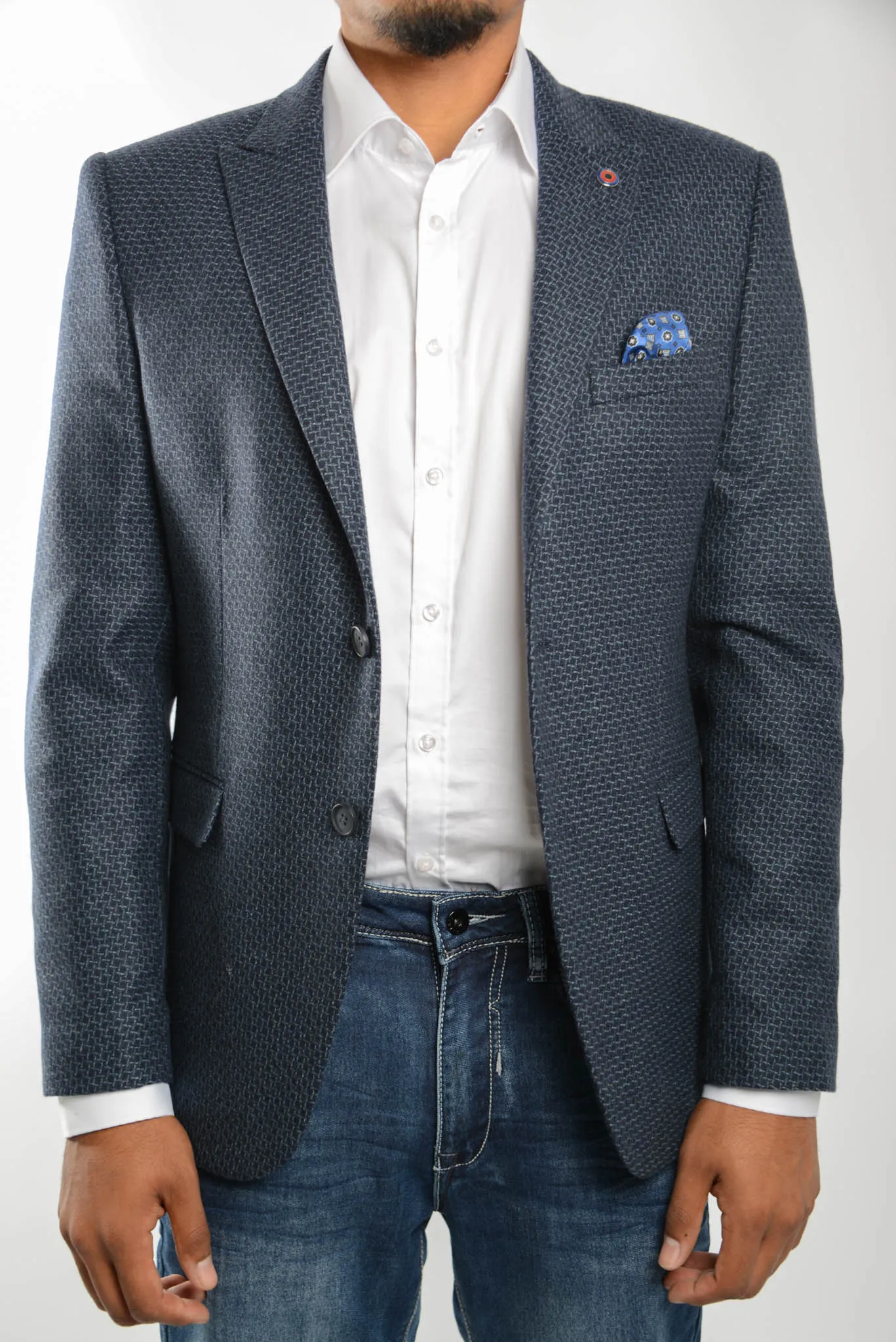 Euro Link Stitch Blazer