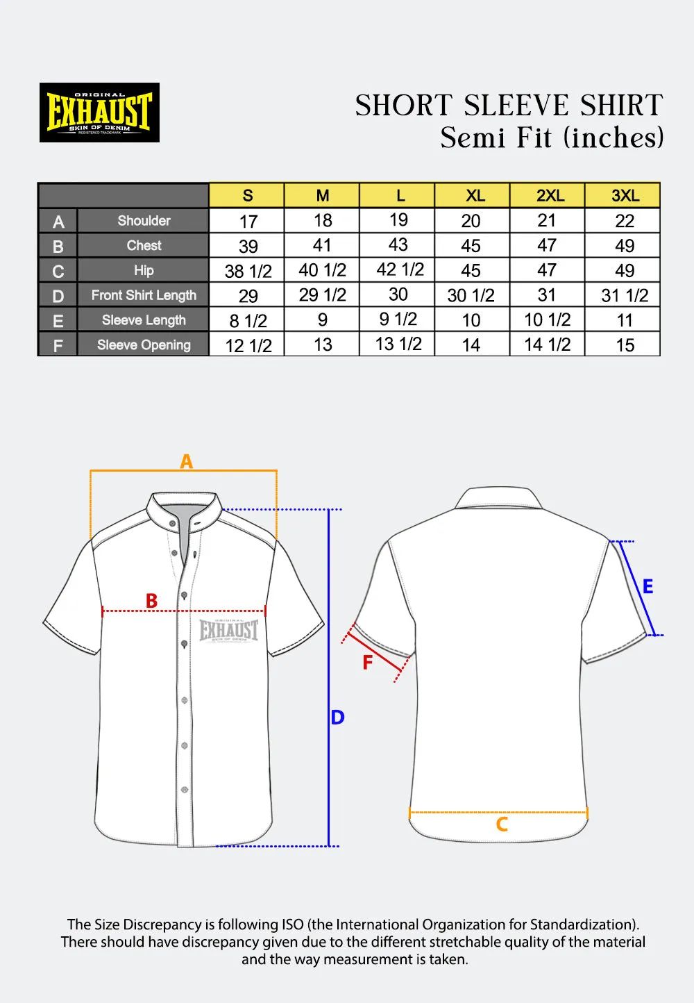 EXHAUST SHORT SLEEVE SHIRT [SEMI FIT] 1527