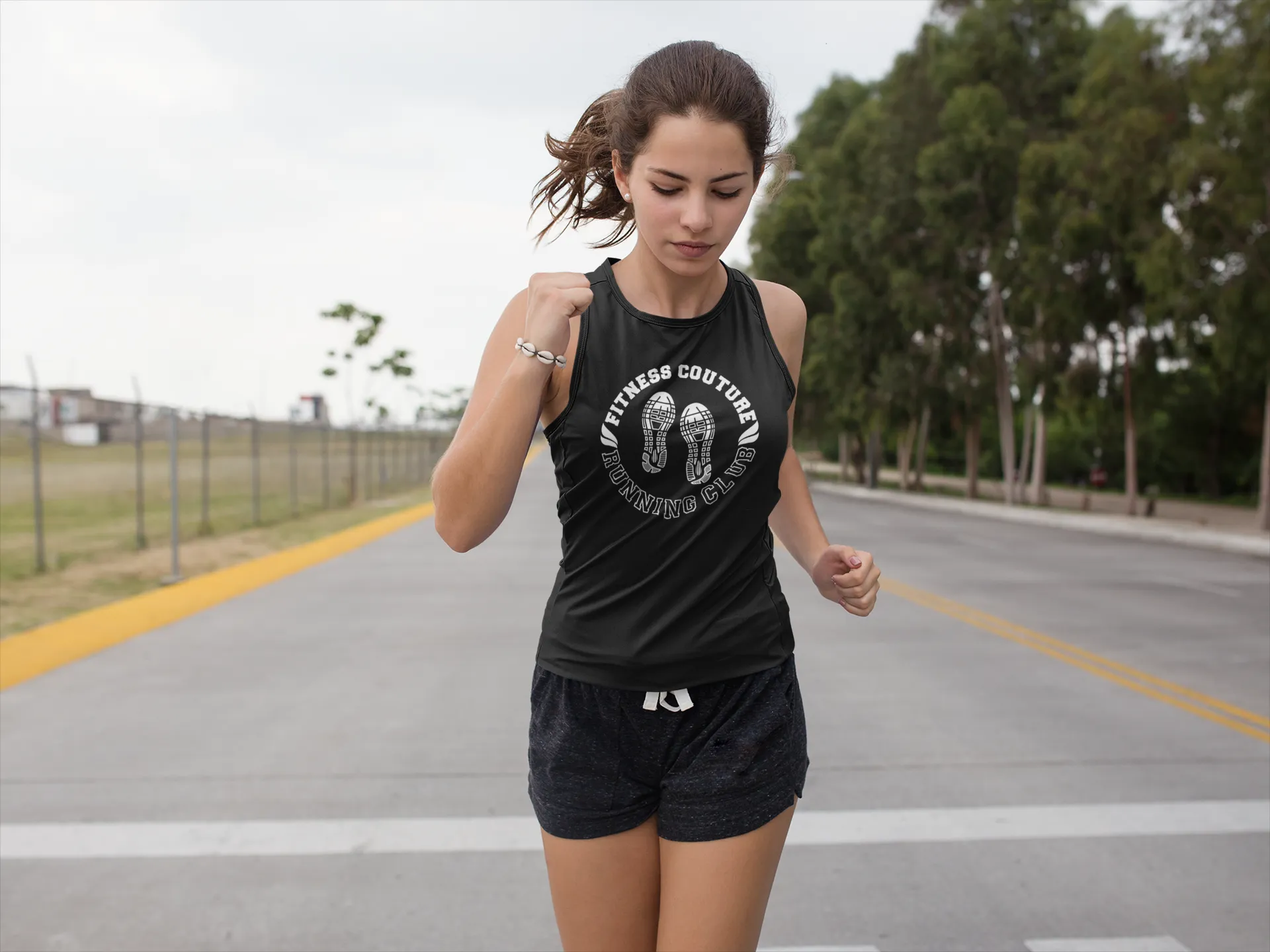 Fitness Couture ** Running Club T-Shirt