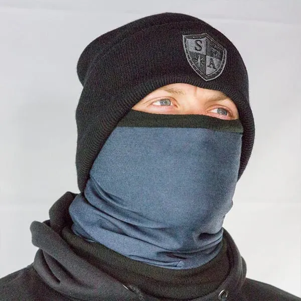 Fleece Face Shields® | Tactical Black