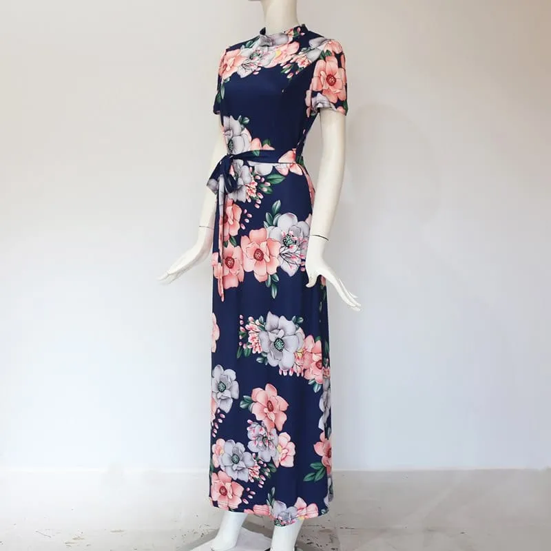 Floral Garden Long Maxi Dress - S-3XL - 3 Colors