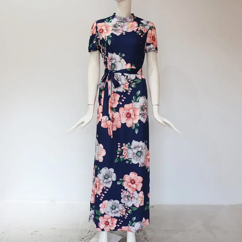 Floral Garden Long Maxi Dress - S-3XL - 3 Colors