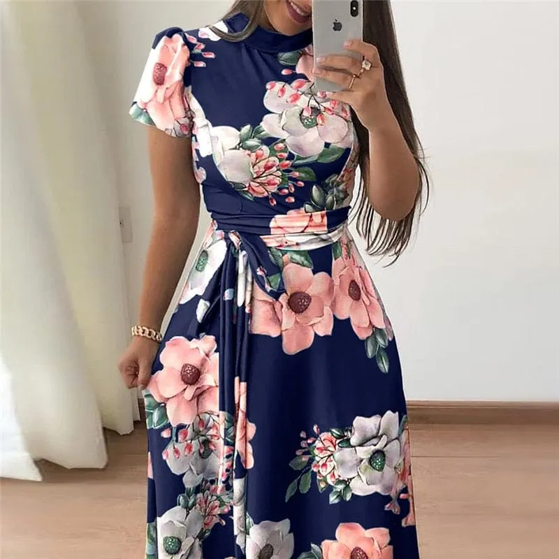 Floral Garden Long Maxi Dress - S-3XL - 3 Colors