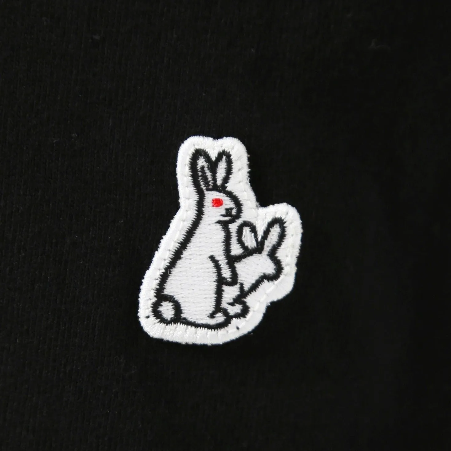 FR2 JAPAN Sakura Embroidery Japanese Style Rabbit Tee Black (Japan Exclusive)