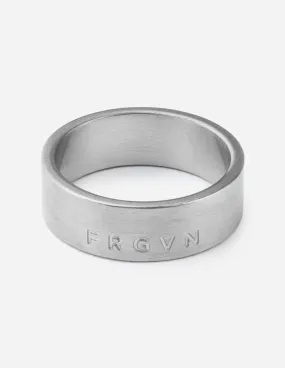 FRGVN Matte Silver Ring