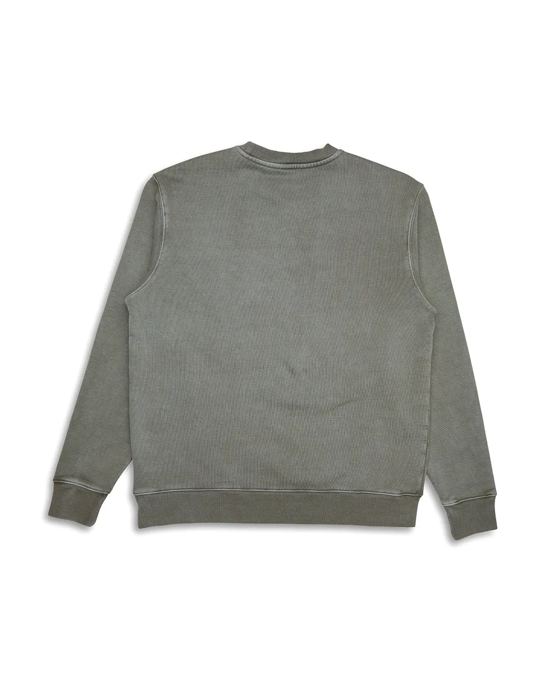 Garment Dyed Shield Crew - Lichen Green