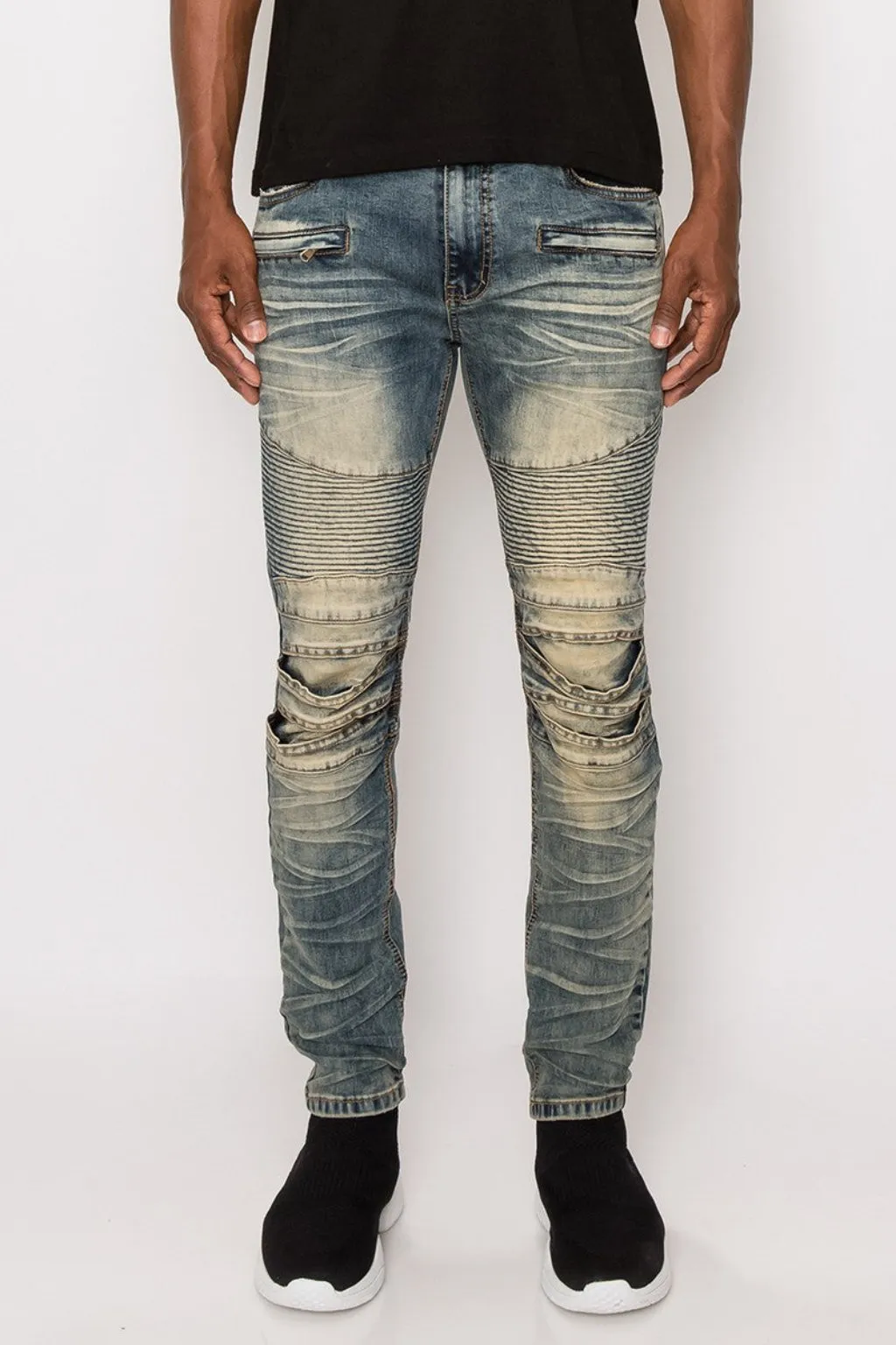 Get Started Stacked Skinny Flare Jeans