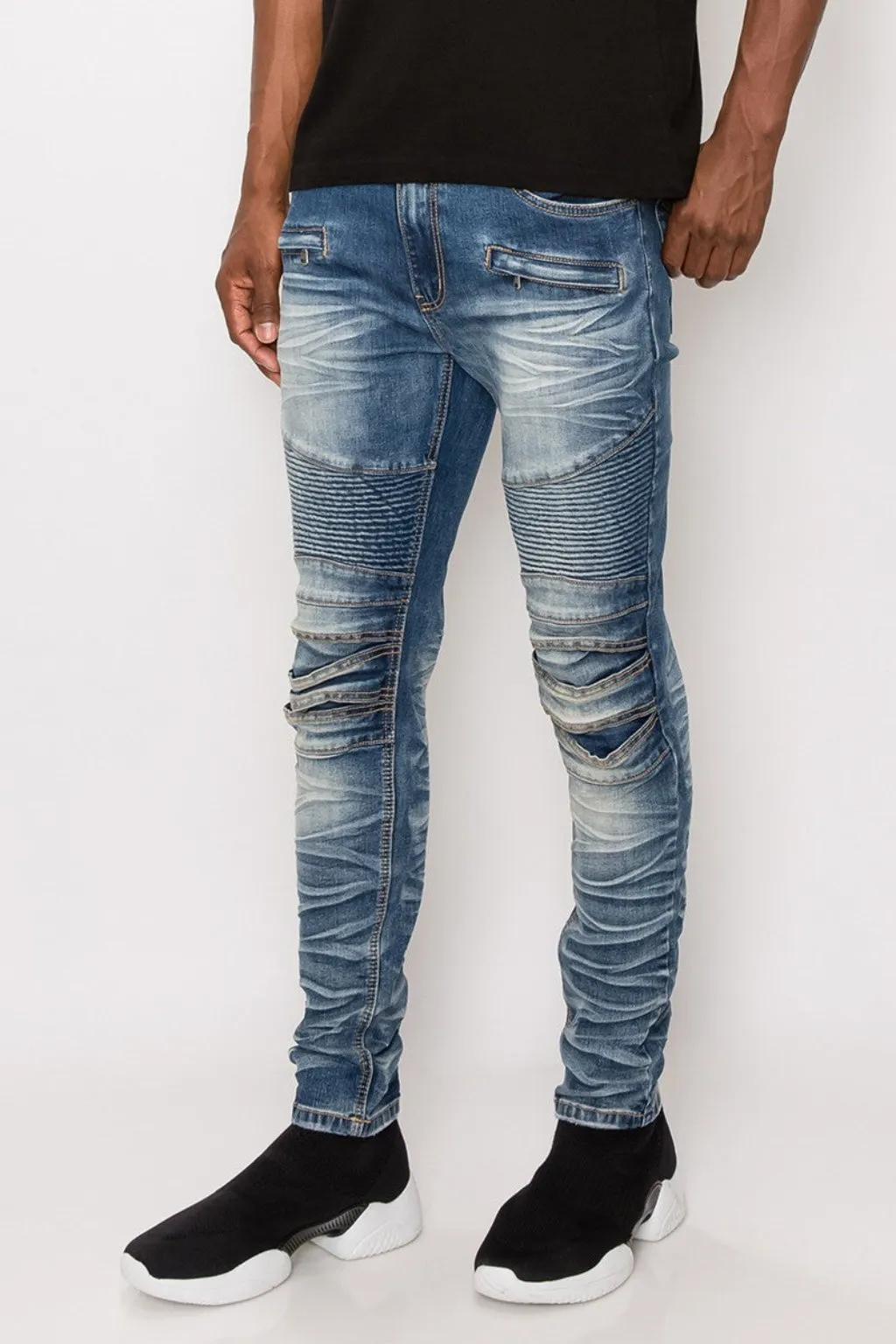 Get Started Stacked Skinny Flare Jeans