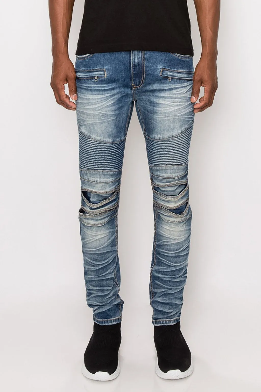 Get Started Stacked Skinny Flare Jeans