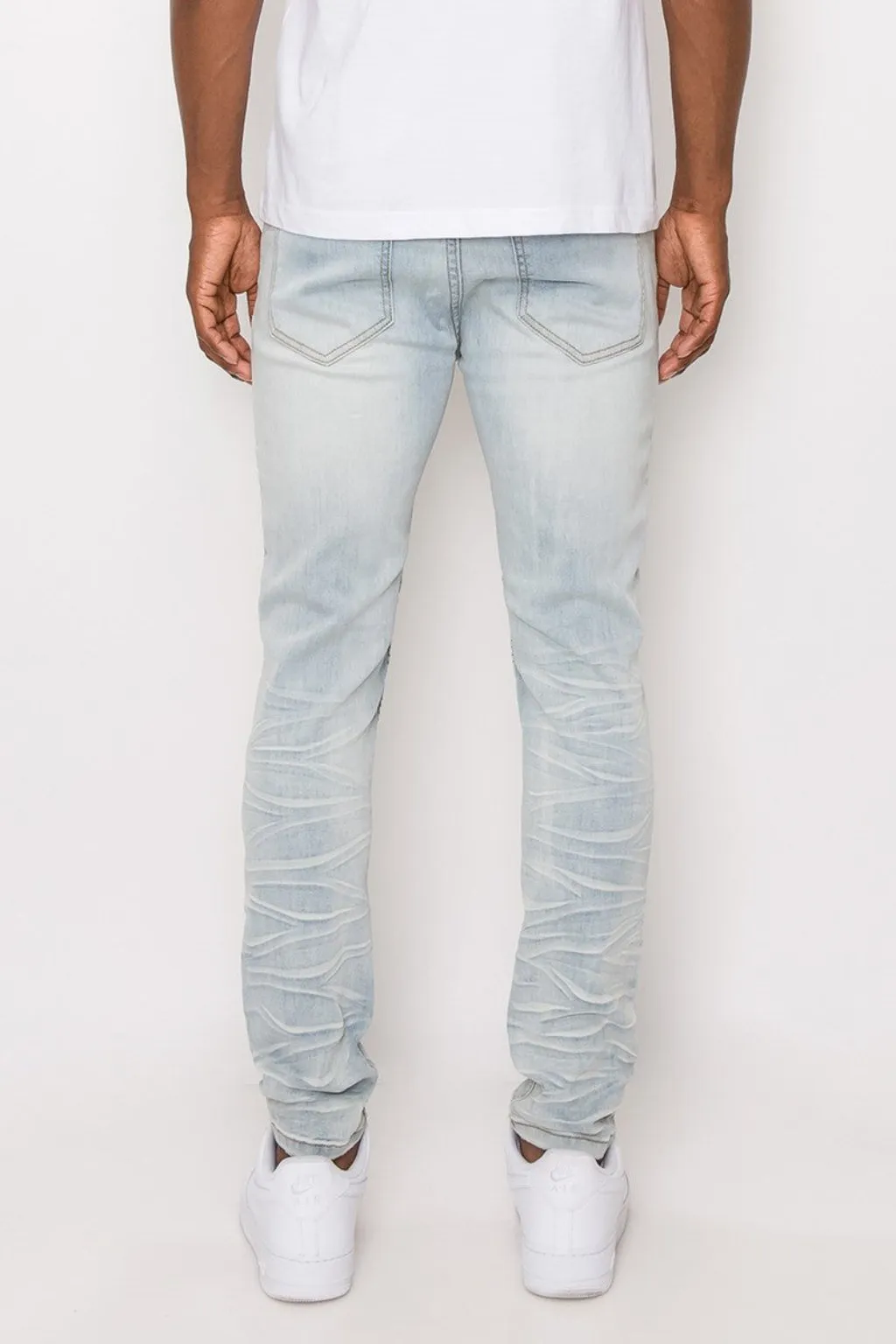 Get Started Stacked Skinny Flare Jeans