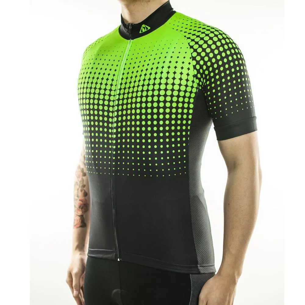 Gradient Short Sleeve Jersey Green