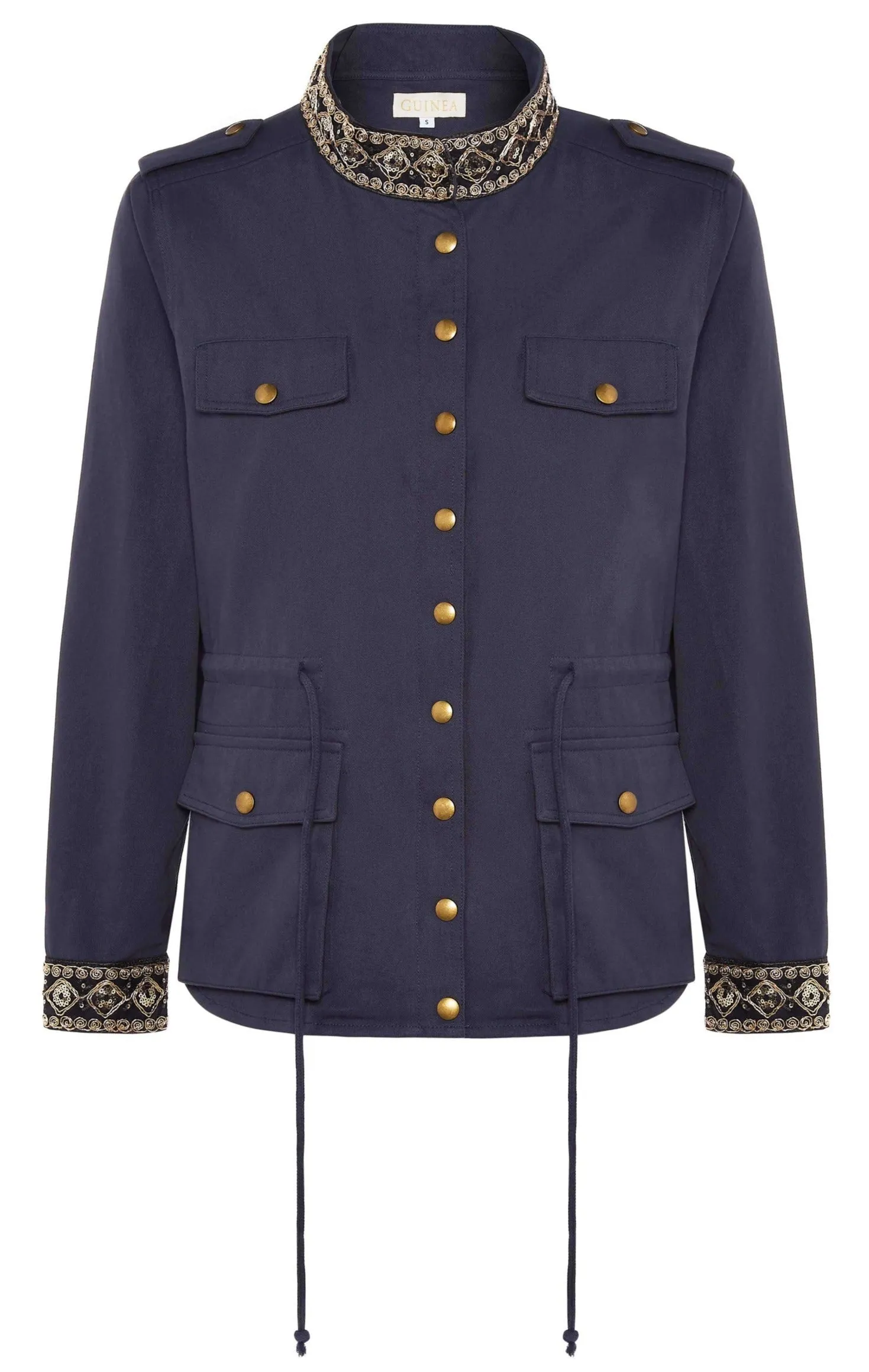 Hampton Combat Jacket - Navy 50% OFF