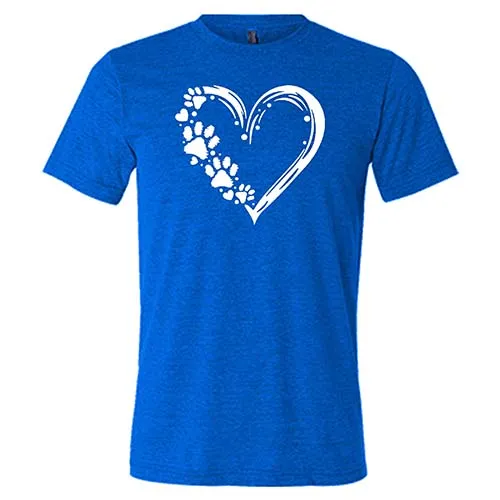 Heart With Paws Shirt Unisex