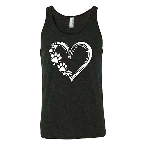 Heart With Paws Shirt Unisex