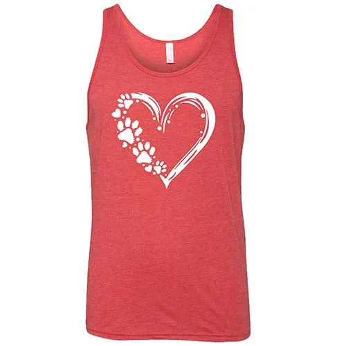 Heart With Paws Shirt Unisex