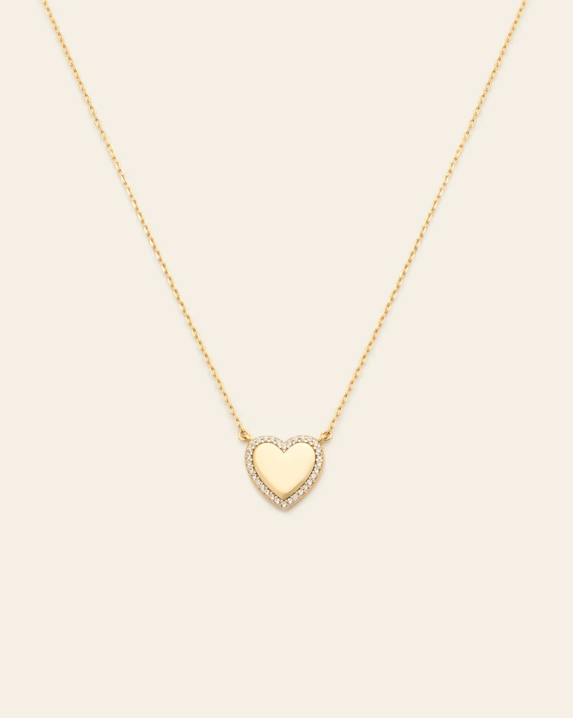 Heirloom Heart Necklace - Gold Vermeil