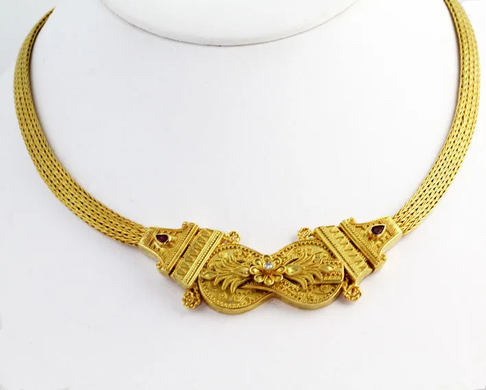 Herculean Oath Gold Necklace