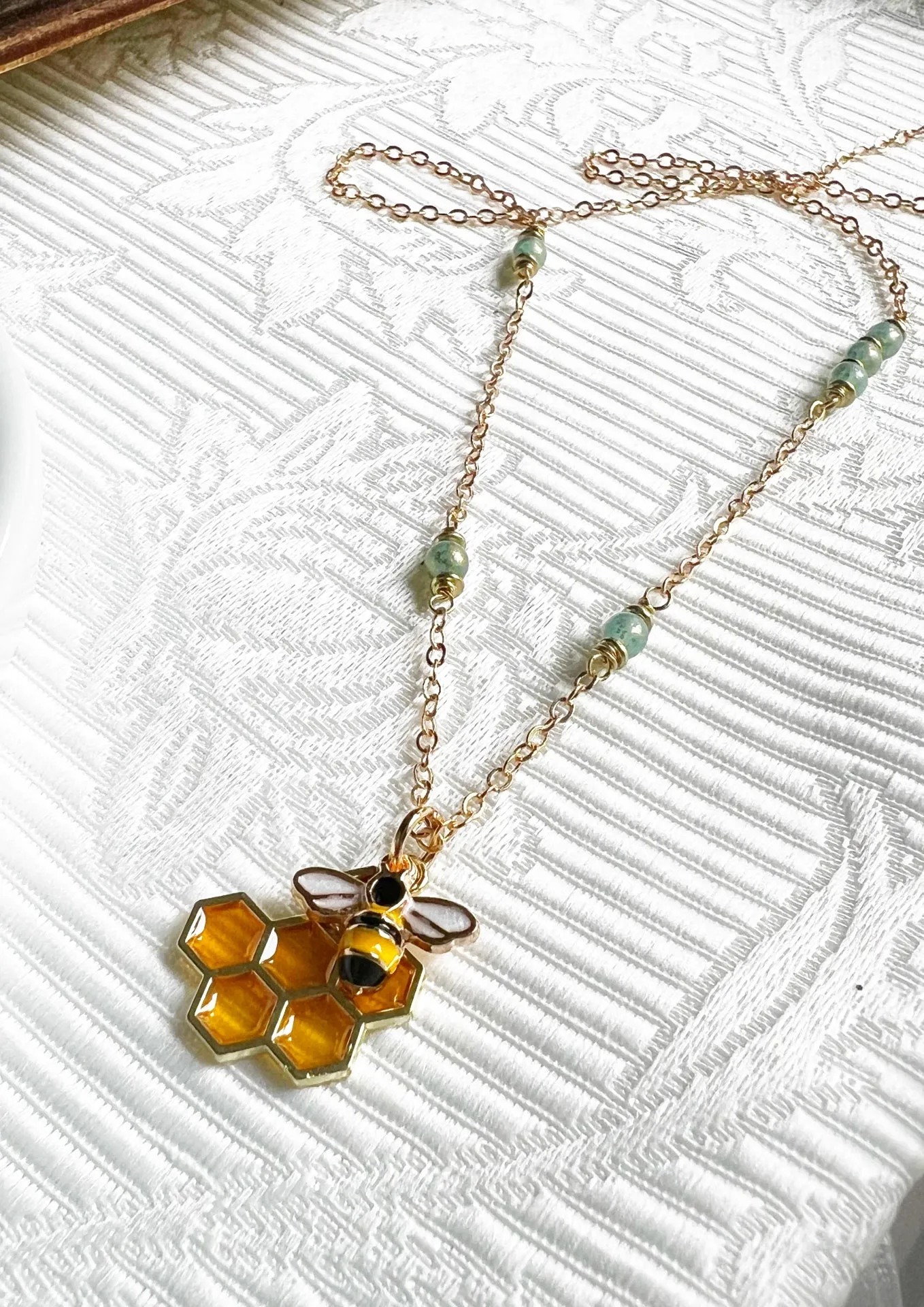 HoneyBead - Honeycomb Necklace