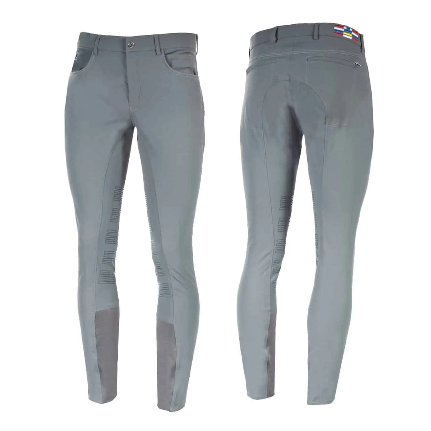 Horze Jackson Men's Functional Knee-Patch Breeches (Grey)