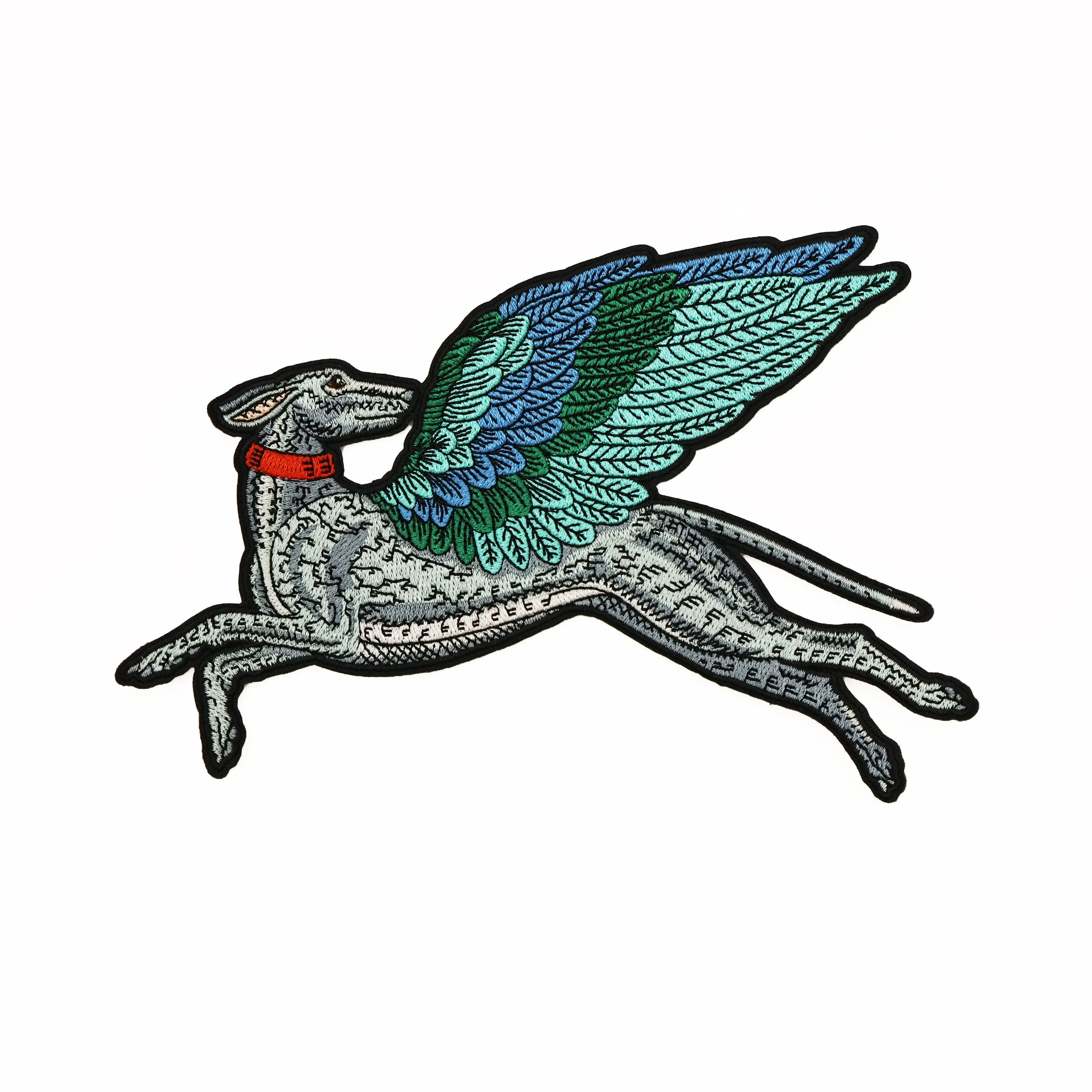 House of Hawks COLOUR Flying Hound Fabric Patch