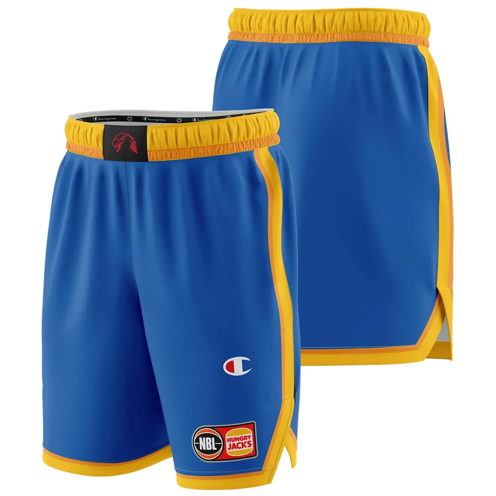 Illawarra Hawks 2022/23 Authentic Mens Heritage Shorts NBL Basketball By Champion