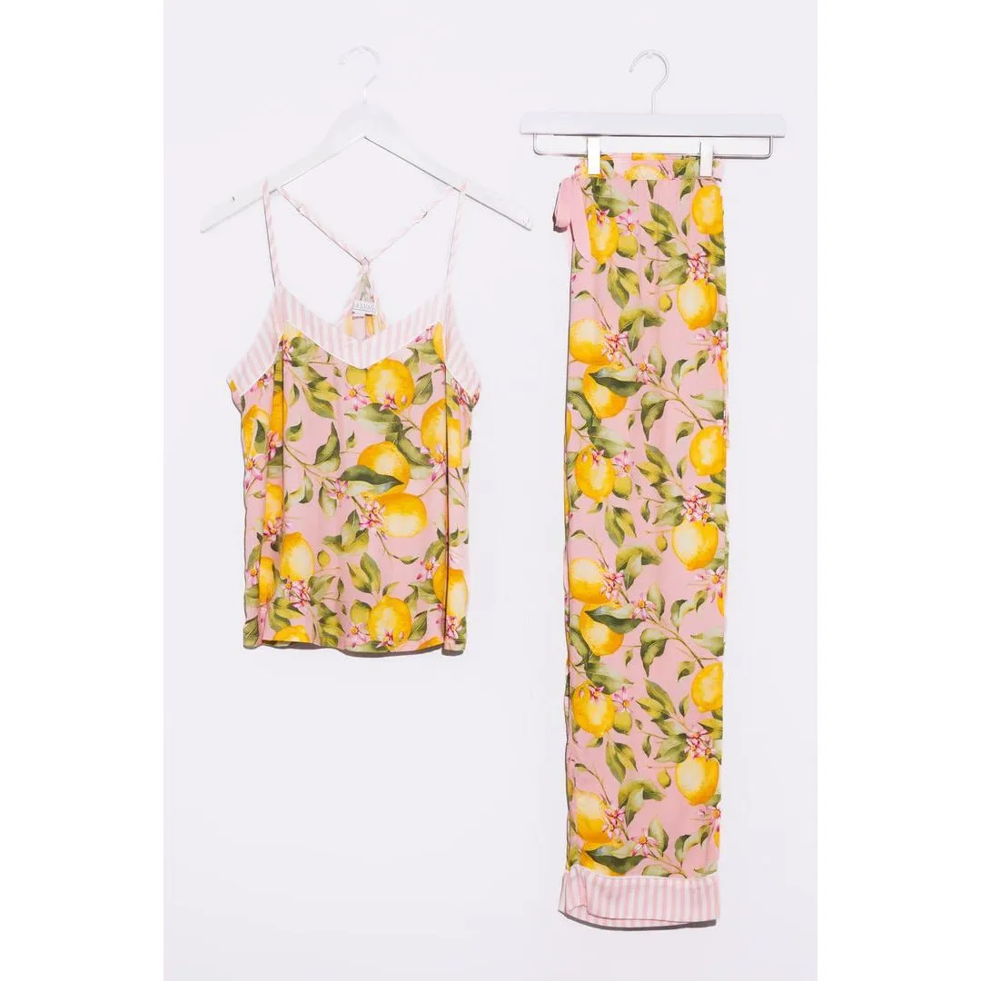 In Full Bloom Cami - Lemon