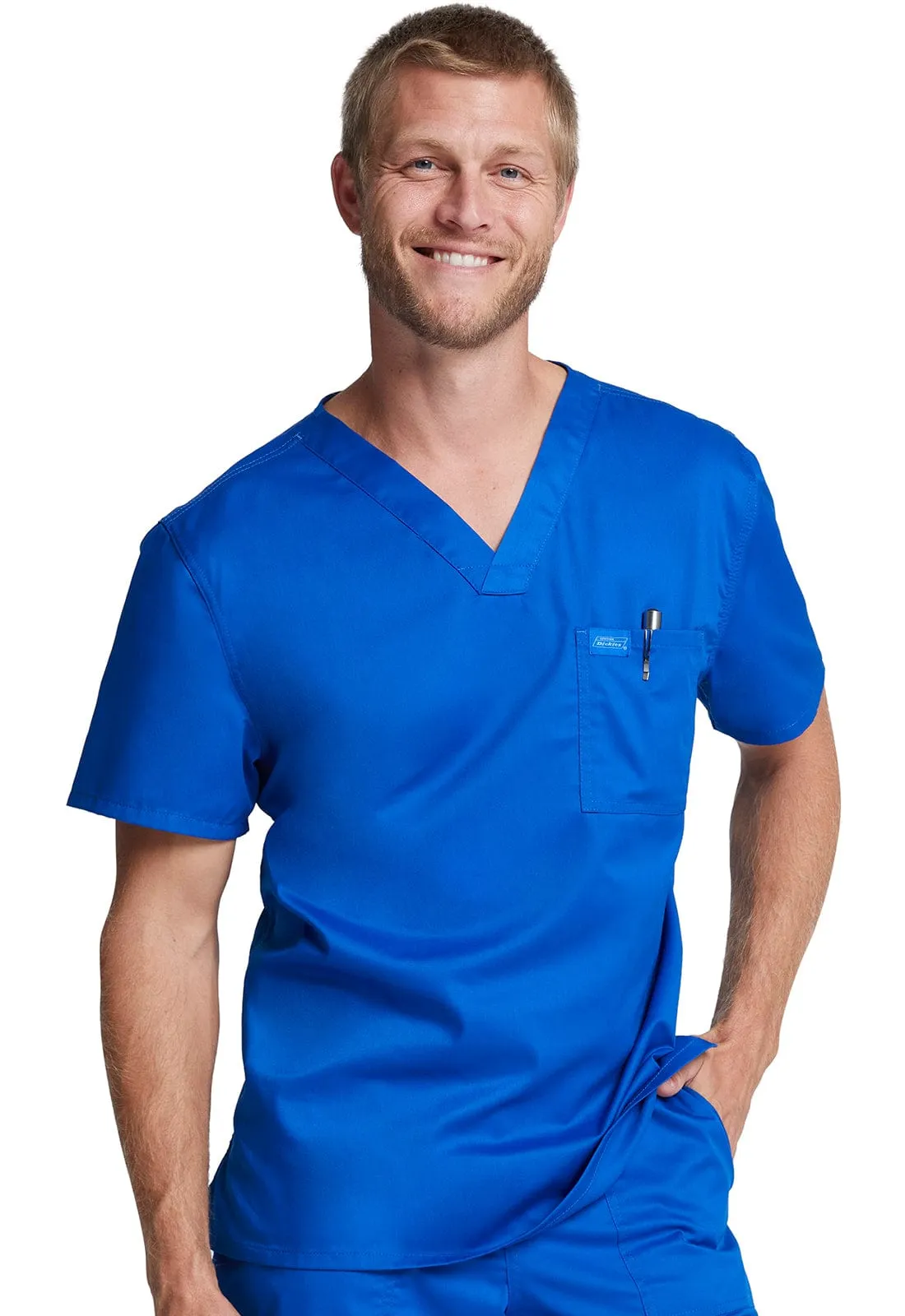 Industrial Strength Dickies  Unisex Tuckable V-Neck Scrub Top GD620