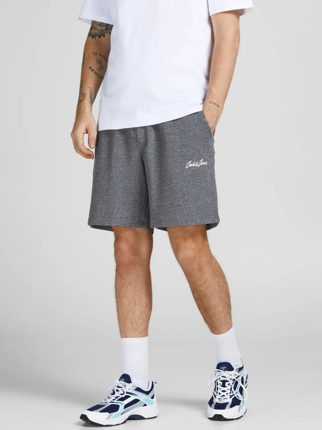 Jack & Jones Mens Sweat Jog Shorts 'Jji Tons'