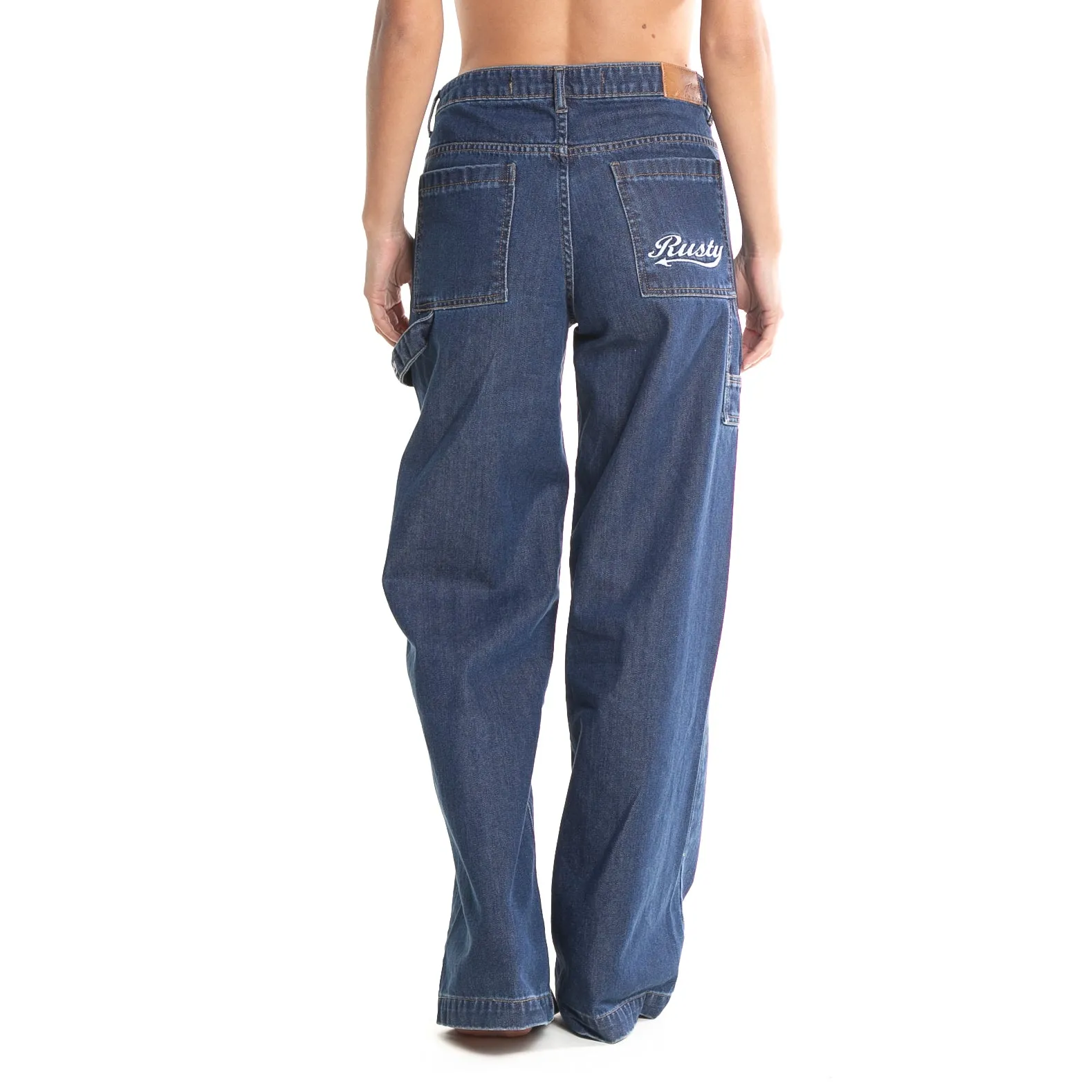 Jean Rusty Billie Low Wide Carpenter Jean Ld Dark Blue