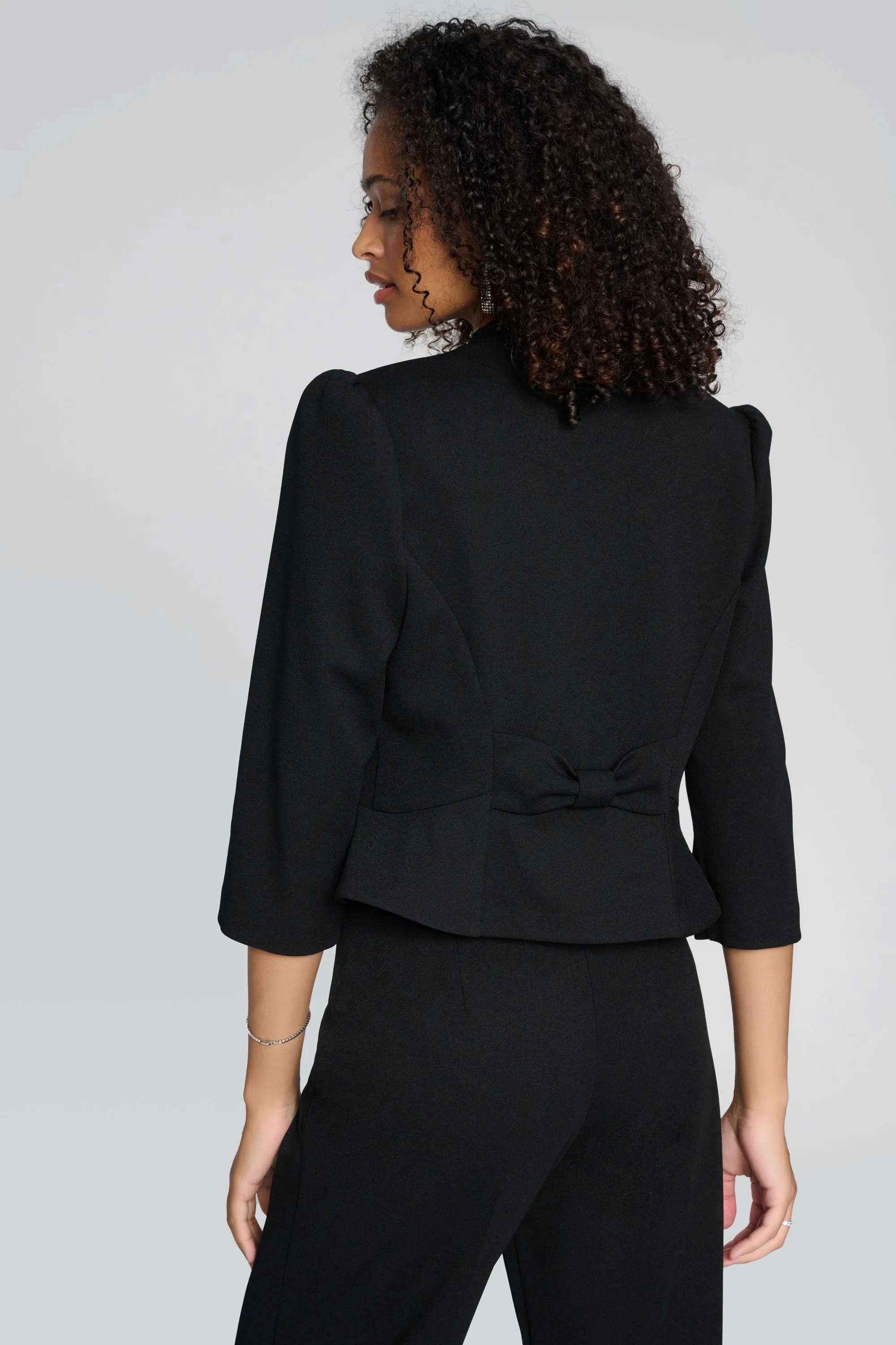 Joseph Ribkoff - 241788 Scuba Crepe Peplum Jacket