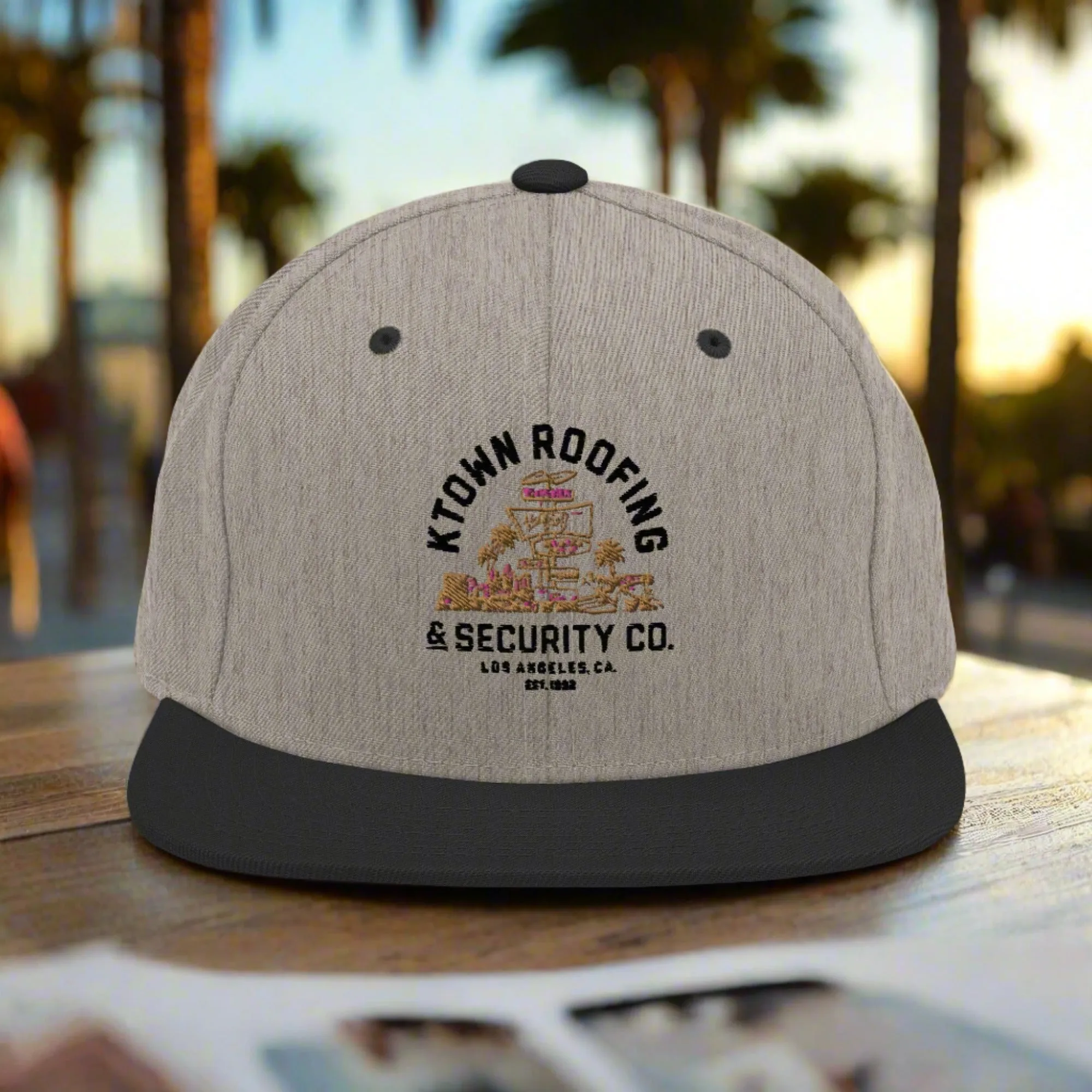 K-Town Roofing & Security Co. Premium Classic High-Profile Snapback Hat