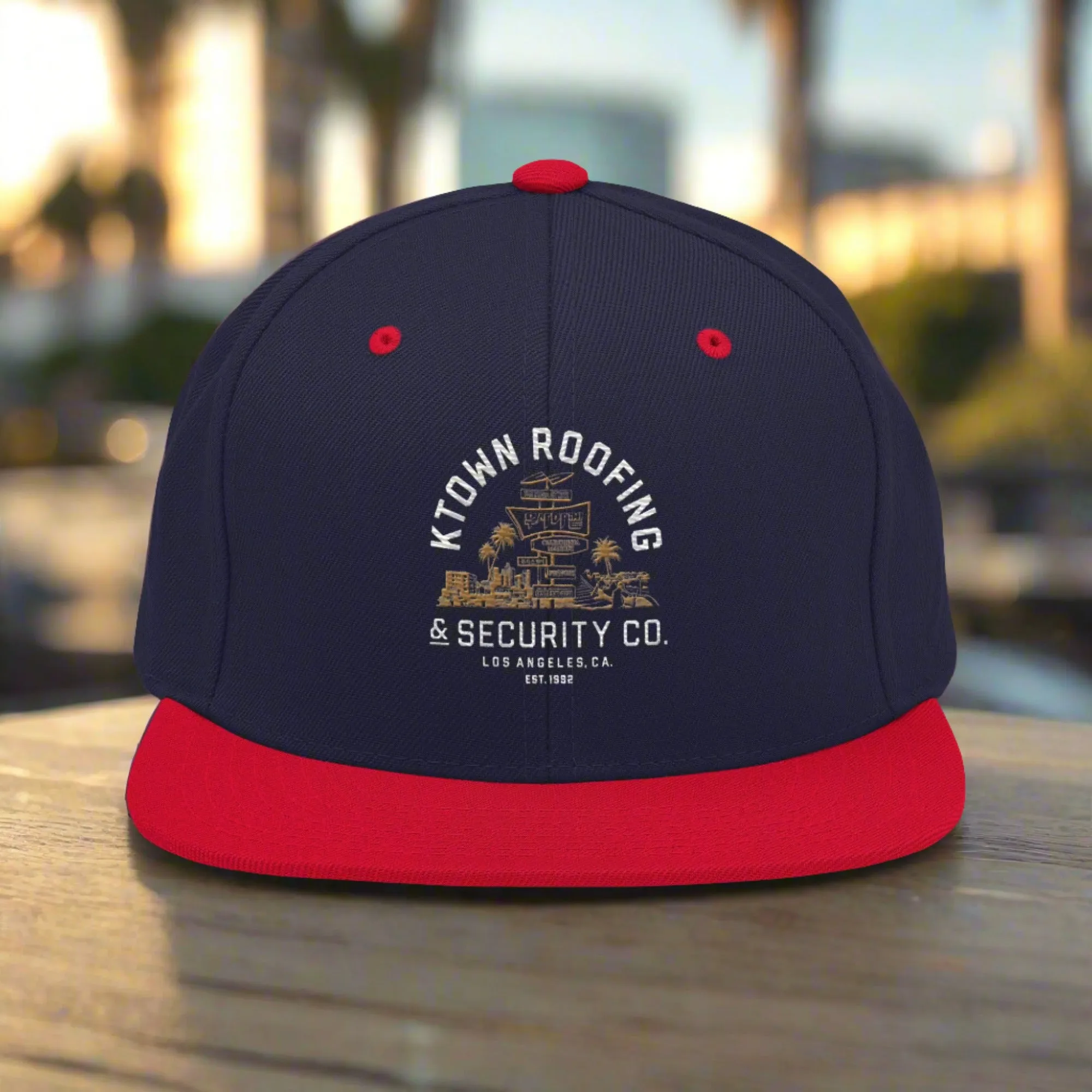 K-Town Roofing & Security Co. Premium Classic High-Profile Snapback Hat